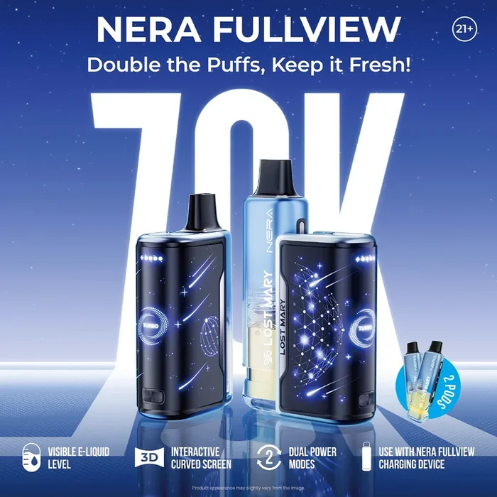 Lost Mary Nera Fullview 70K Puffs Disposable Vape (Kit)