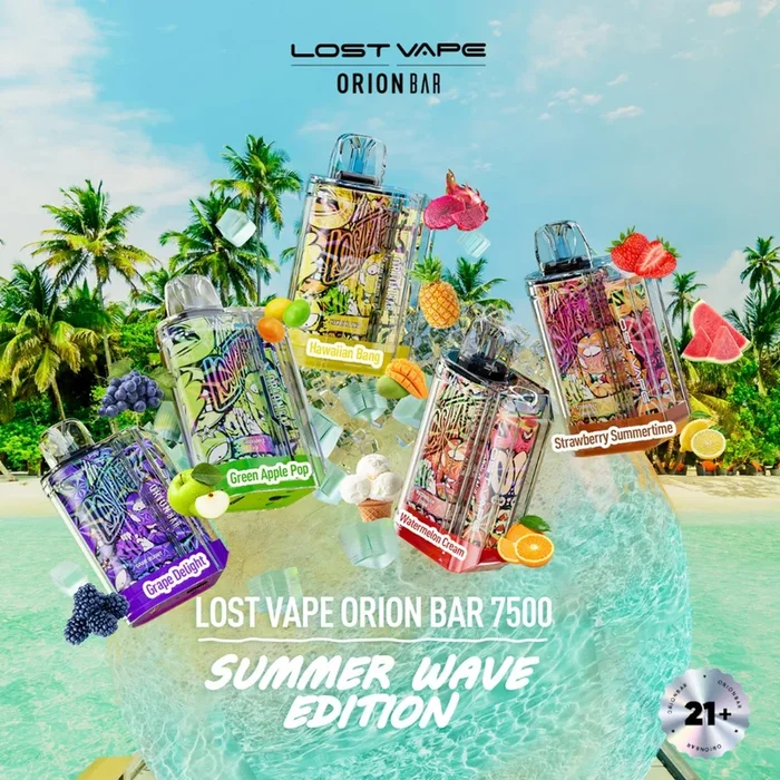 Lost Vape Orion Bar Rechargeable Disposable Vape 7500 Puffs