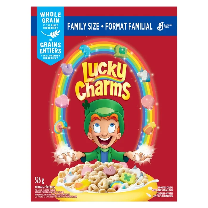 Lucky Charms Cereal Family Size, 526-g
