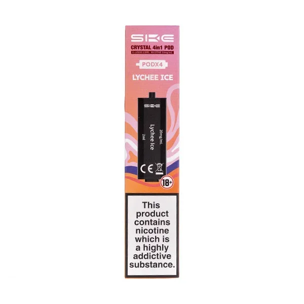 Lychee Ice Crystal 4 in 1 Prefilled Pods by SKE