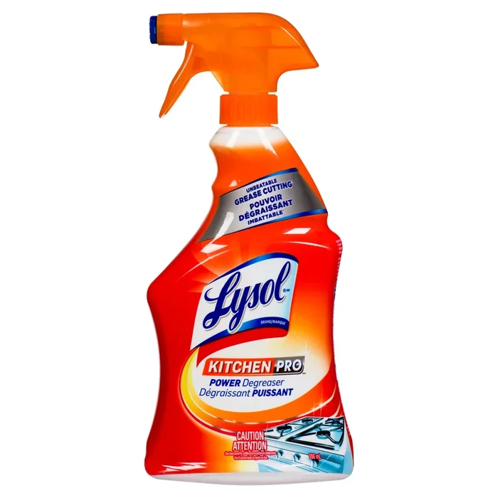 Lysol Kitchen Pro Power Degreaser Spray, 650-ml