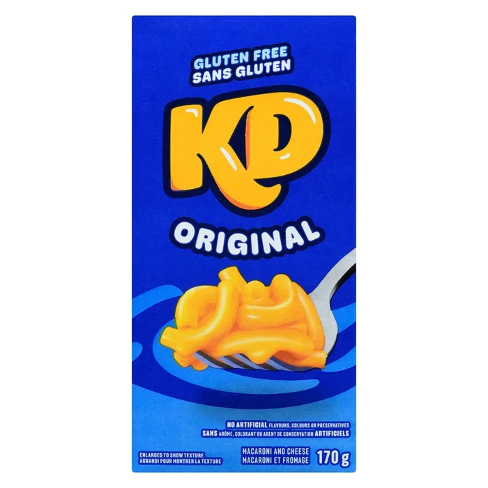 Macaroni et fromage Kraft Dinner Original sans gluten, 170 g