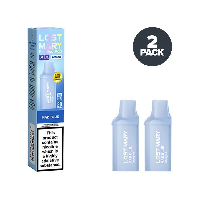 Mad Blue Lost Mary BM600 Prefilled Pods