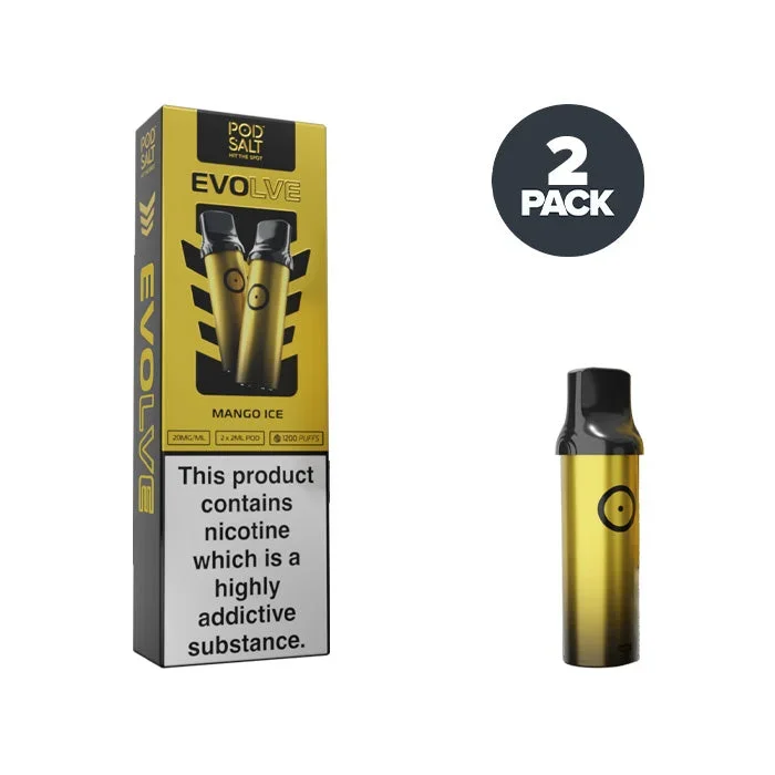 Mango Ice Pod Salt Evolve Pre-Filled Pods