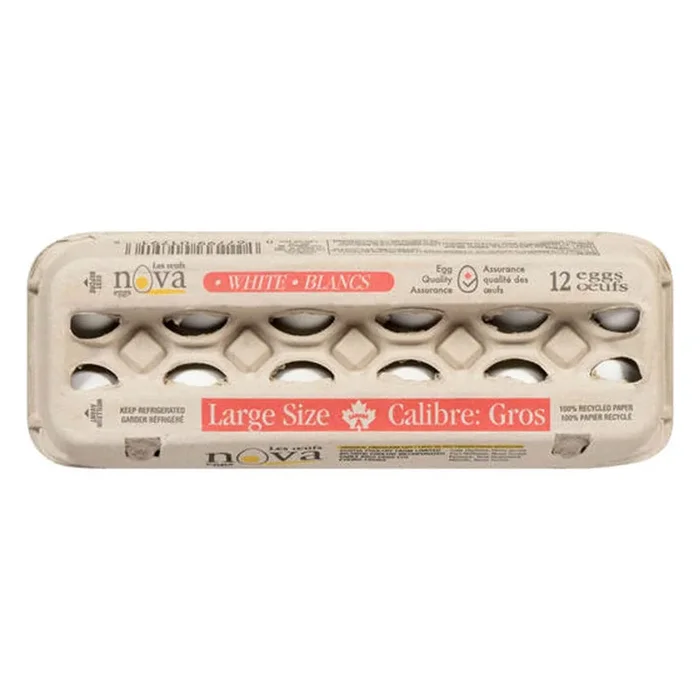Maritime Pride Large White Eggs, 12-Pack
