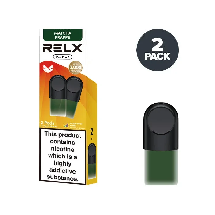 Matcha Frappe RELX Pro Pod 2 Pre-filled Pods