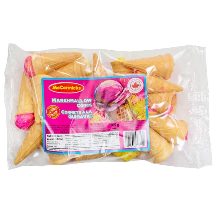 McCormick’s Marshmallow Cones, 165-g