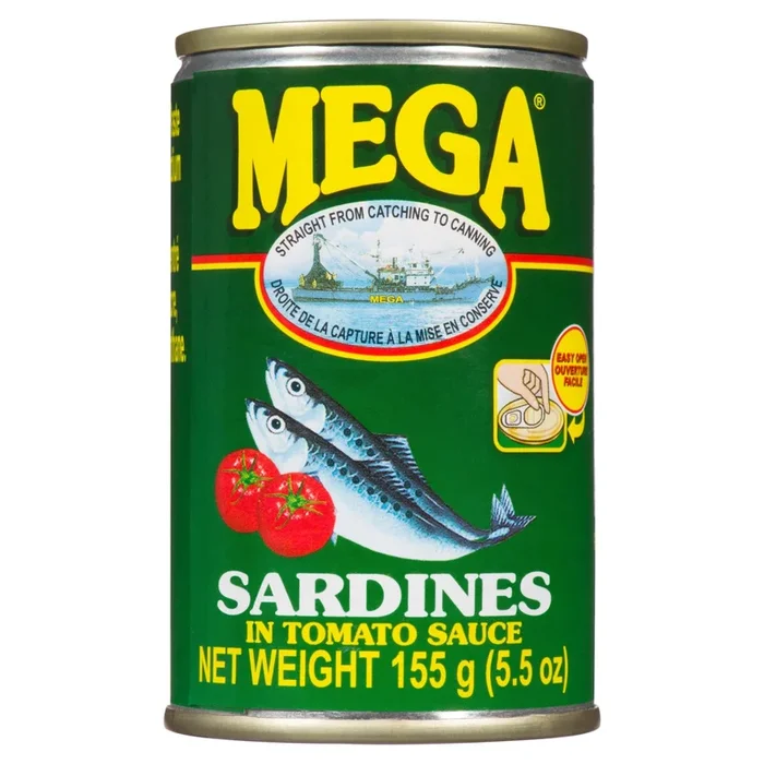 Mega Sardines in Tomato Sauce, 155 g