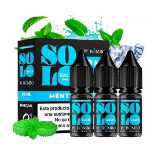Menthol Ice 3x10ml – Solo Salts (Bombo)