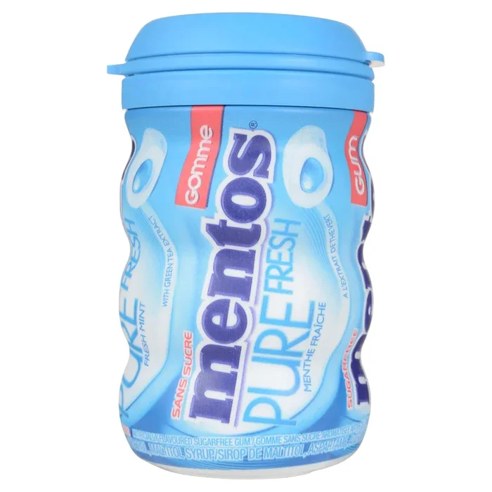 Mentos Pure Fresh Gum Fresh Mint, 50-Pack