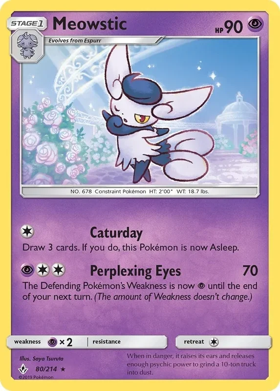 Meowstic (80/214) (SM10)