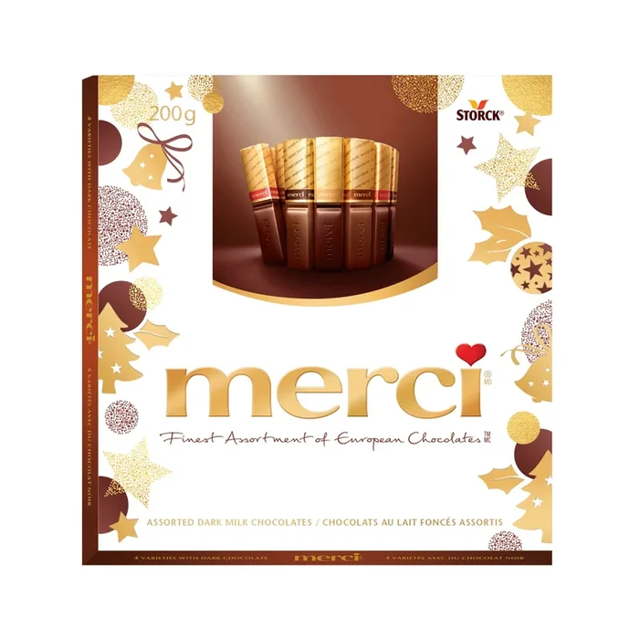 merci Finest Selections of European Chocolates, Dark, 200g