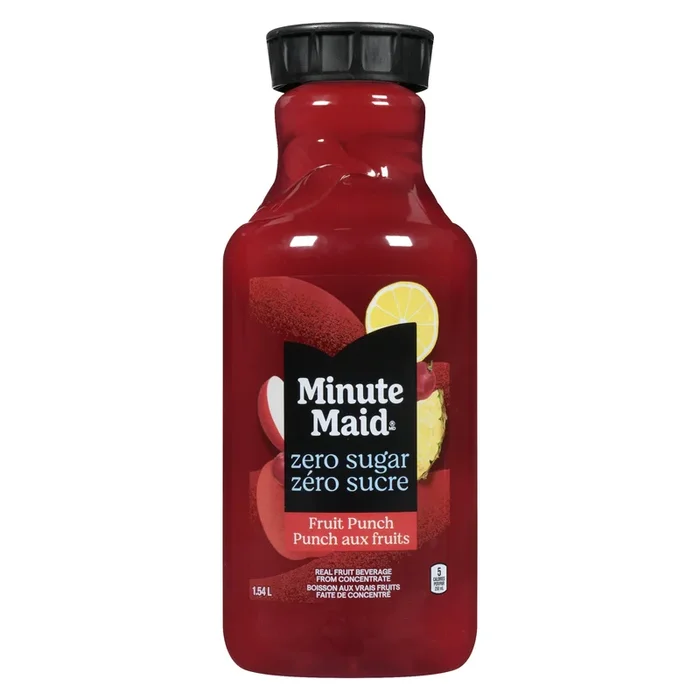 Minute Maid Zero Sugar Fruit Punch, 1.54 L