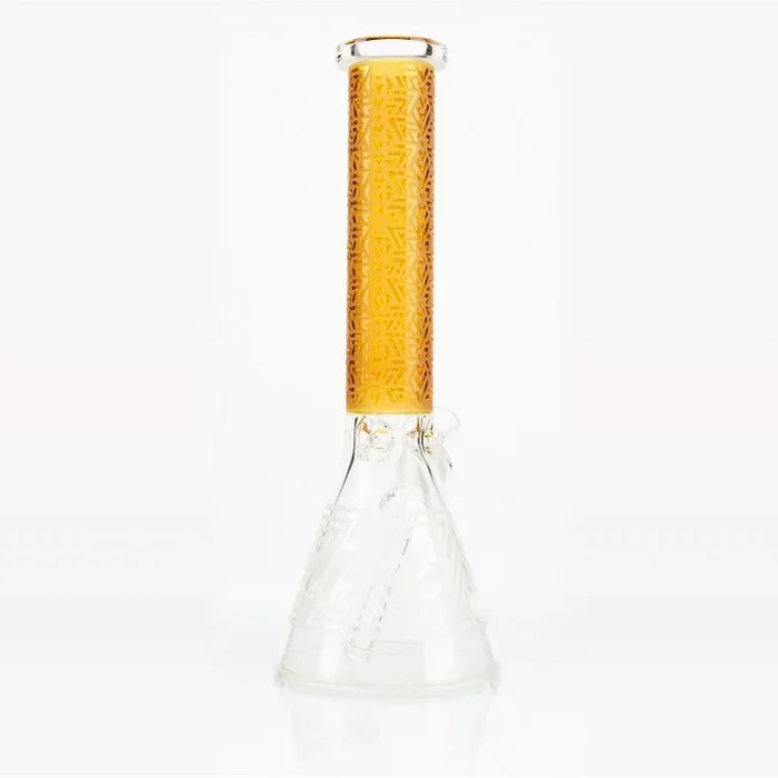 Mob Etched BK Pyramid Beaker Water Pipe