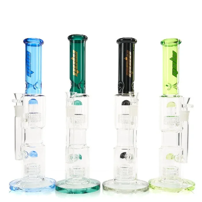 MOB Glass The Double Stack Straight Water Pipe