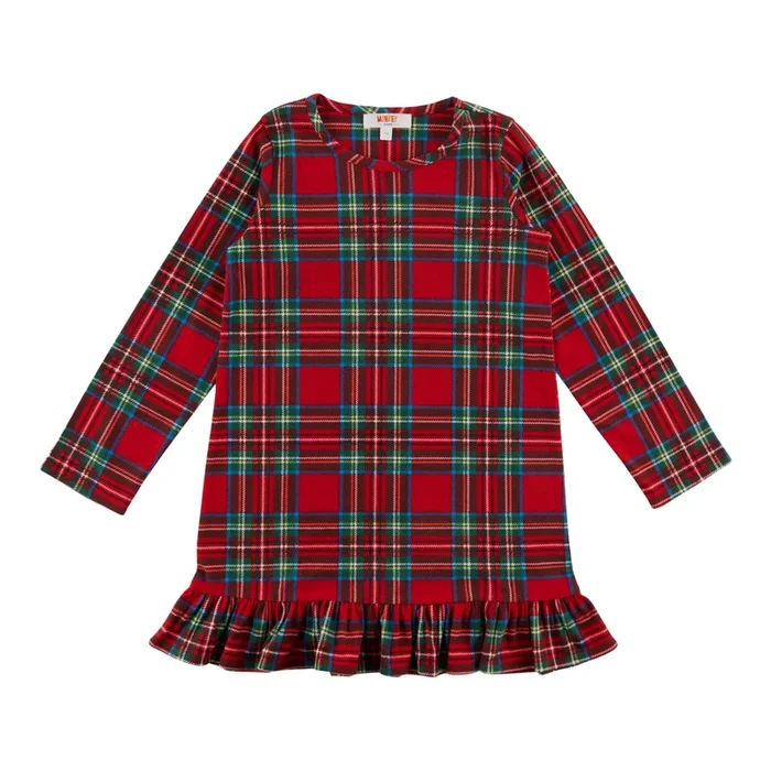 MONKEY BARS Girl’s Red North Country Family Sleepshirt