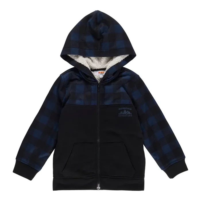 MONKEY BARS Toddler Boys’ Sherpa Hoodie