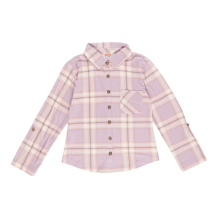 MONKEY BARS Toddler Girls’ Autumn Flair Long Sleeve Plaid Shirt
