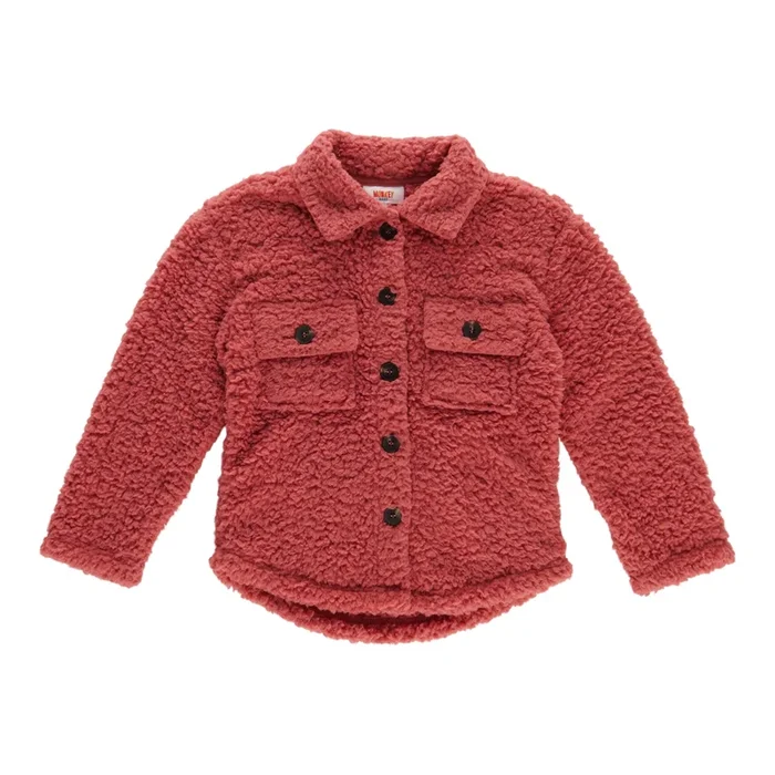 MONKEY BARS Toddler Girls’ Autumn Flair Sherpa Shacket