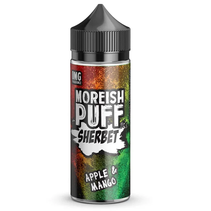 Moreish Puff Sherbet Apple and Mango 0mg 100ml Shortfill E-liquid