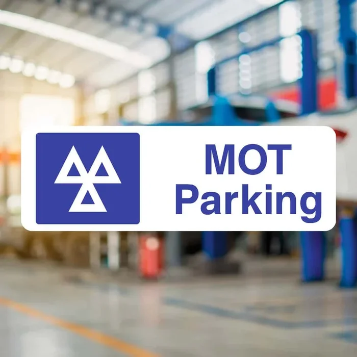MOT Parking Sign