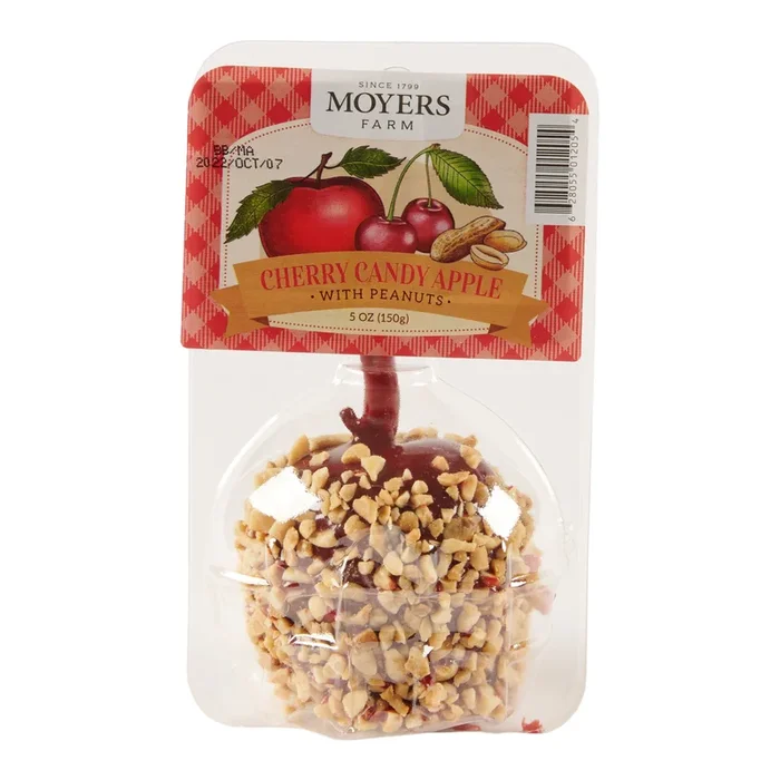 Moyers Farm Cherry Candy Apple with Peanuts, 320-g