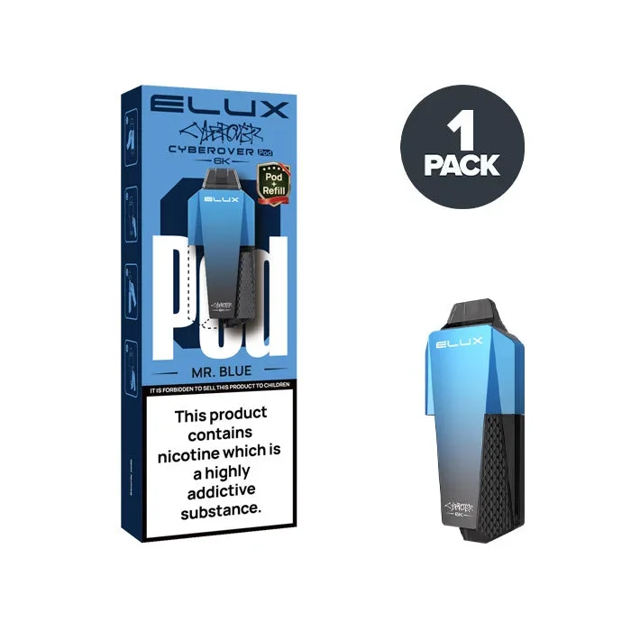 Mr Blue Elux Cyberover 6K Prefilled Pods