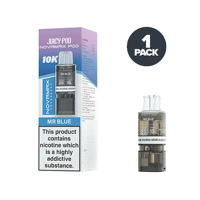 Mr Blue Juicy Pod Novamax 10K Prefilled Pods