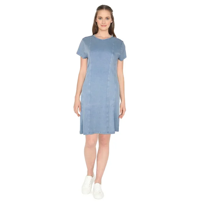 mySTYLE Women’s Ribbed T-Shirt Dress