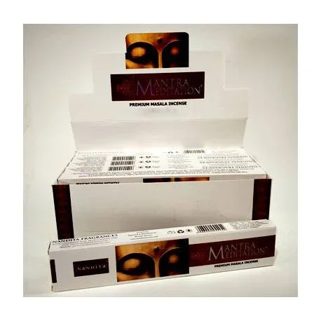 Nandita – Mantra Meditation Incense Natural & Organic Hand-rolled Masala Incense Sticks 15g