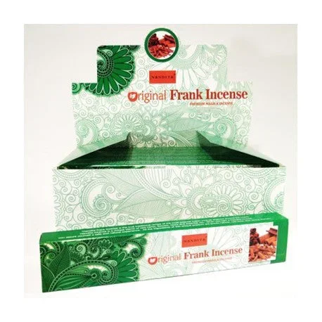 Nandita – Original Frankincense Incense Natural & Organic Hand-rolled Masala Incense Sticks 15g