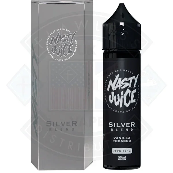 Nasty Juice Tobacco Series – Silver Blend 0mg 50ml Shortfill