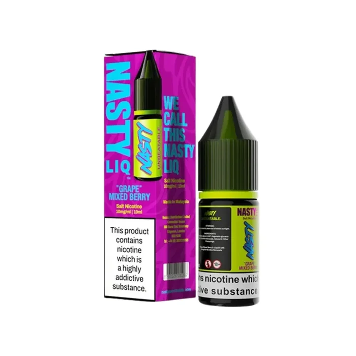 Nasty Liq Grape Mixed Berry 10ml Nic Salt