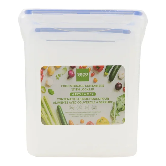 Nesting Storage Set, Rectangular, 4 Piece