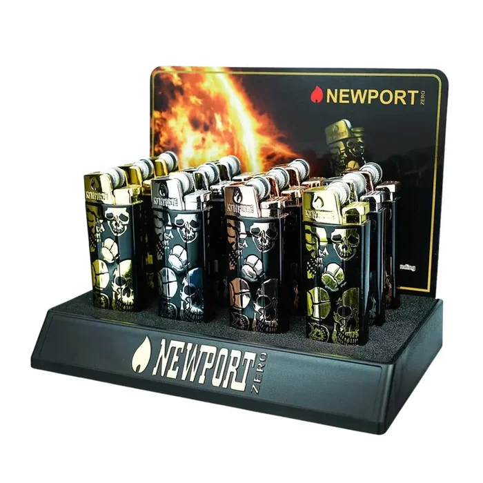 Newport – Zero Wheel Skull Torch Lighter
