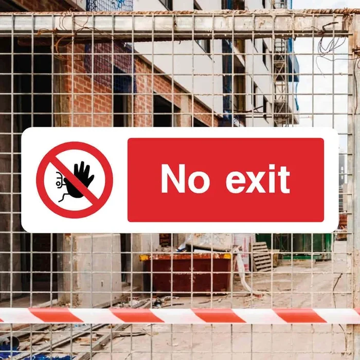 No Exit Access Sign
