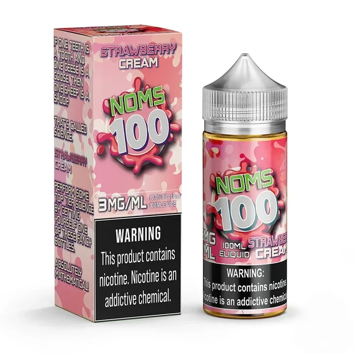 NOMS 100 – Strawberry Cream – 100ML E-Liquid