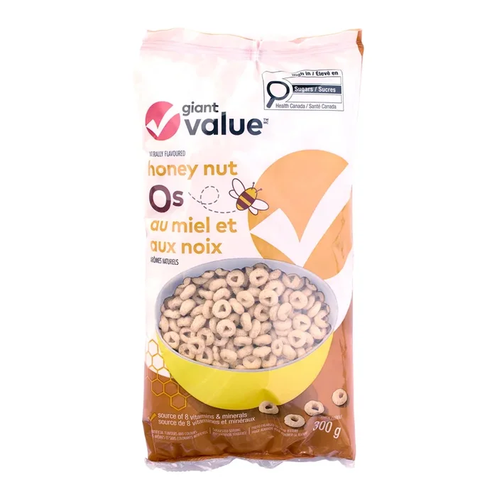O’s au miel et aux noix Giant Value, 300 g