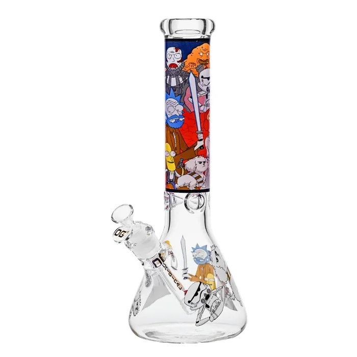 OG Original – 14″ 7mm Toon Wars Beaker Bong
