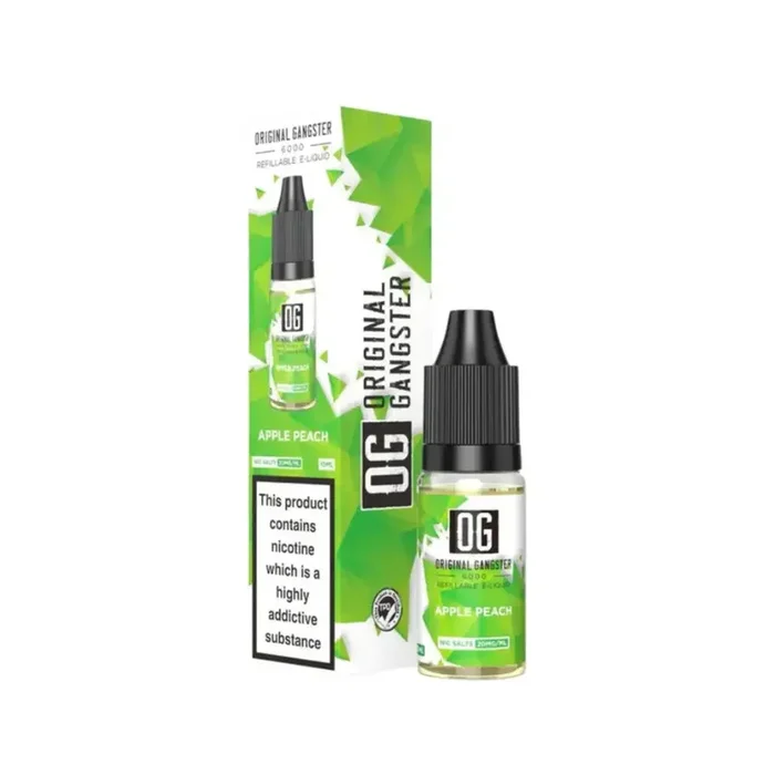 OG Original Gangster 6000 Apple Peach 10ml Nic Salt E-liquid