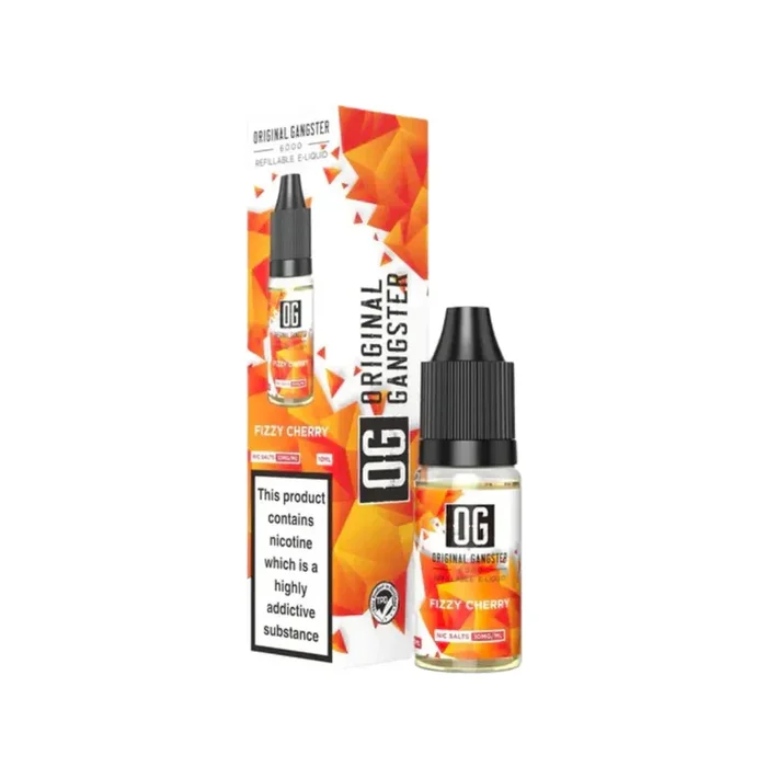OG Original Gangster 6000 Fizzy Cherry 10ml Nic Salt E-liquid