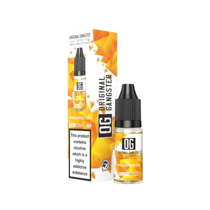 OG Original Gangster 6000 Pineapple Ice 10ml Nic Salt E-liquid