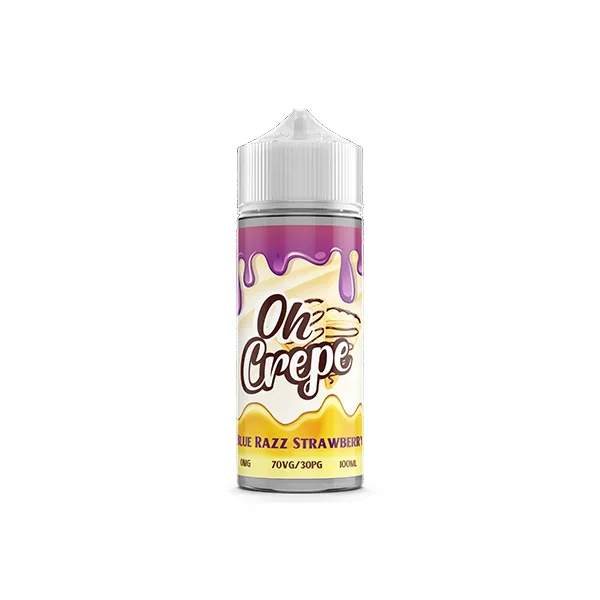 Oh Crepe – 100ml Shortfill (70VG/30PG) 0mg