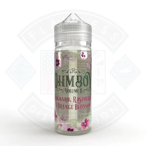 Ohm Boy – Volume II – Rhubarb, Raspberry & Orange Blossom Shortfill 0mg 100ml