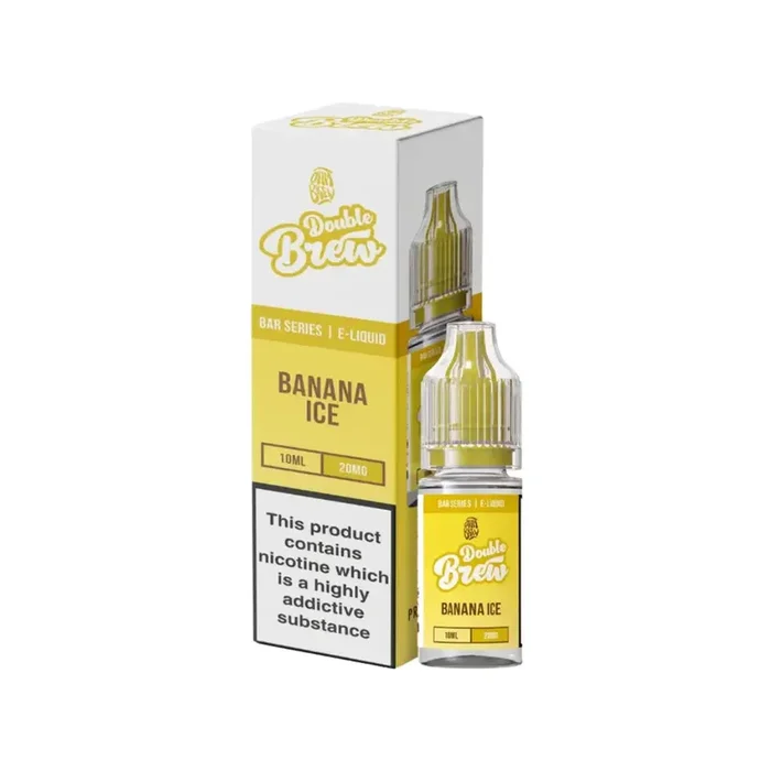 Ohm Brew Double Brew Banana Ice 10ml Nic Salt E-liquid