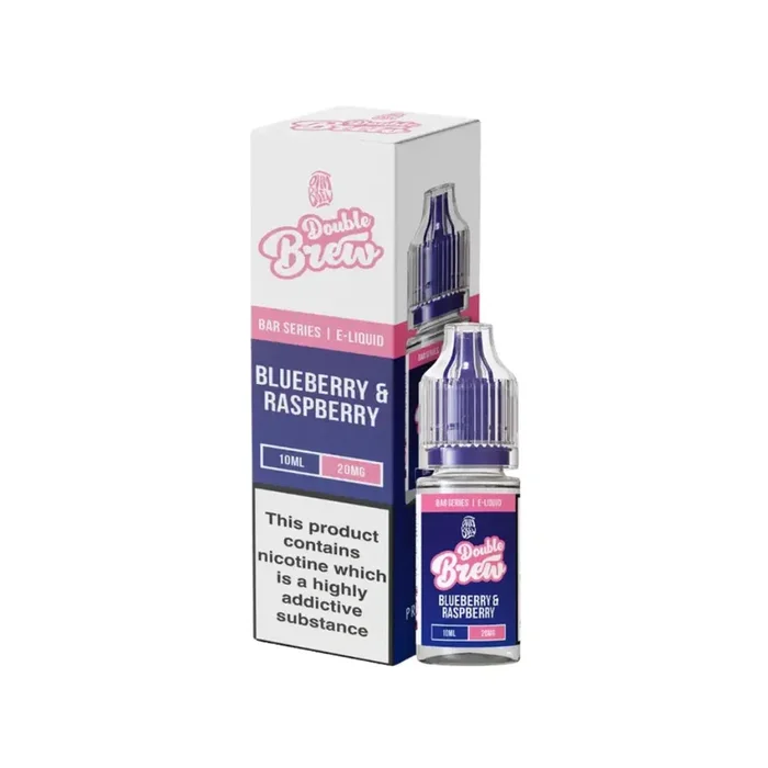 Ohm Brew Double Brew Blueberry & Raspberry 10ml Nic Salt E-liquid