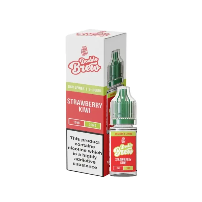 Ohm Brew Double Brew Strawberry Kiwi 10ml Nic Salt E-liquid
