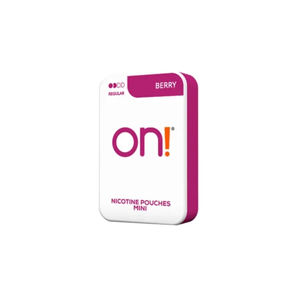 On! – Mini Regular Berry Nicotine Pouches 3mg – 20 Pouches