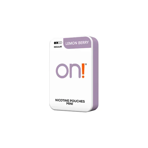On! – Mini Regular Lemon Berry Nicotine Pouches 3mg – 20 Pouches