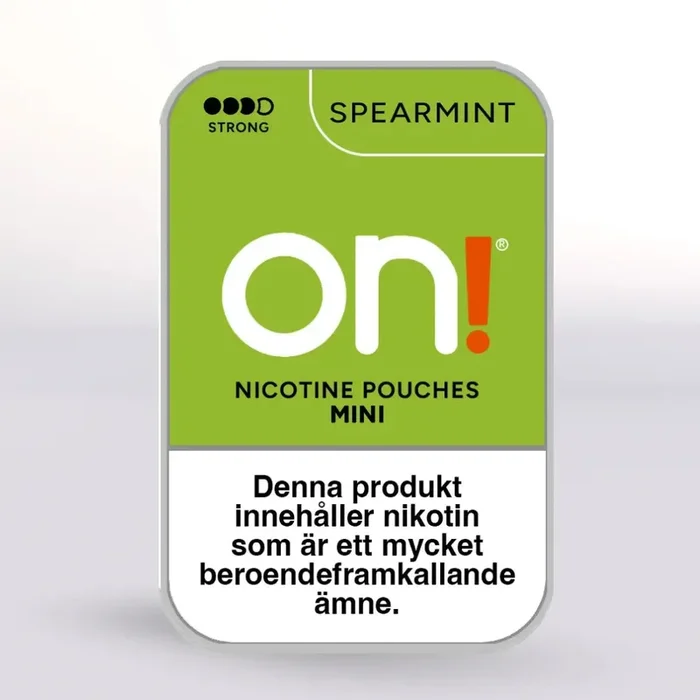On! Spearmint Mini Nicotine Pouches